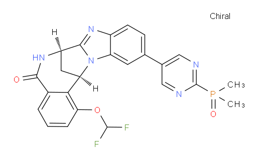 (7R,14R)-1-(difluoromethoxy)-11-[2-(dimethylphosphinyl)-pyrimidin-5-yl]-6,7-dihydro-7,14-Methanobenzimidazo[1,2-b][2,5]benzodiazocin-5(14H)--one