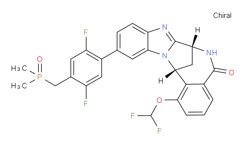 (7R,14R)-1-(difluoromethoxy)-11-(4-((dimethylphosphoryl)methyl)-2,5-difluorophenyl)-6,7-dihydro-7,14-methanobenzo[f]benzo[4,5]imidazo[1,2-a][1,4]diazocin-5(14H)-one