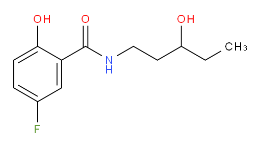 5-fluoro-2-hydroxy-N-(3-hydroxypentyl)benzamide
