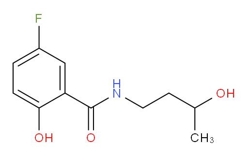 5-fluoro-2-hydroxy-N-(3-hydroxybutyl)benzamide