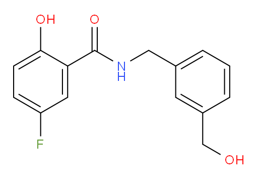 5-fluoro-2-hydroxy-N-(3-(hydroxymethyl)benzyl)benzamide