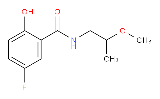 5-fluoro-2-hydroxy-N-(2-methoxypropyl)benzamide