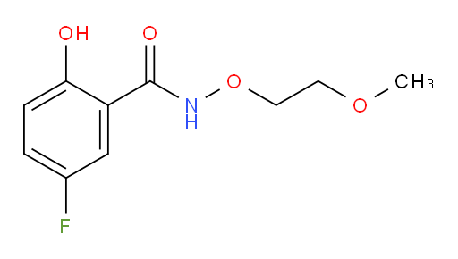 5-fluoro-2-hydroxy-N-(2-methoxyethoxy)benzamide