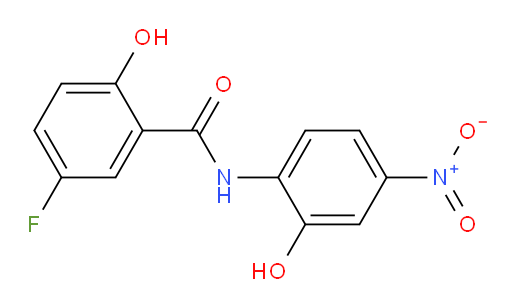 5-fluoro-2-hydroxy-N-(2-hydroxy-4-nitrophenyl)benzamide