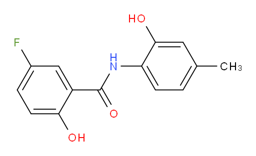 5-fluoro-2-hydroxy-N-(2-hydroxy-4-methylphenyl)benzamide