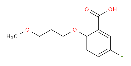 5-fluoro-2-(3-methoxypropoxy)benzoic acid