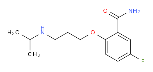 5-fluoro-2-(3-(isopropylamino)propoxy)benzamide