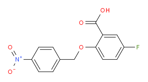 5-fluoro-2-((4-nitrobenzyl)oxy)benzoic acid