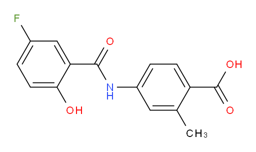 4-(5-fluoro-2-hydroxybenzamido)-2-methylbenzoic acid
