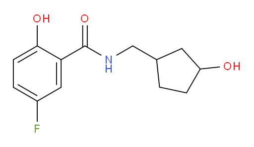 5-fluoro-2-hydroxy-N-((3-hydroxycyclopentyl)methyl)benzamide