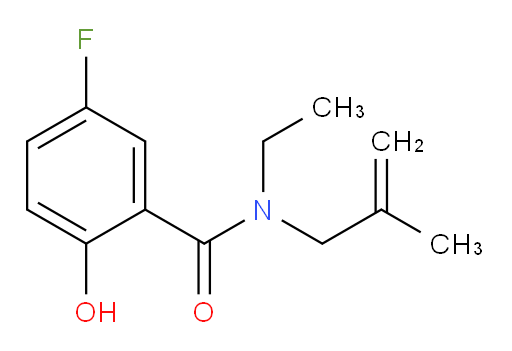 N-ethyl-5-fluoro-2-hydroxy-N-(2-methylallyl)benzamide