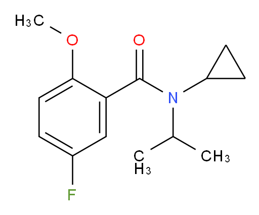 N-cyclopropyl-5-fluoro-N-isopropyl-2-methoxybenzamide