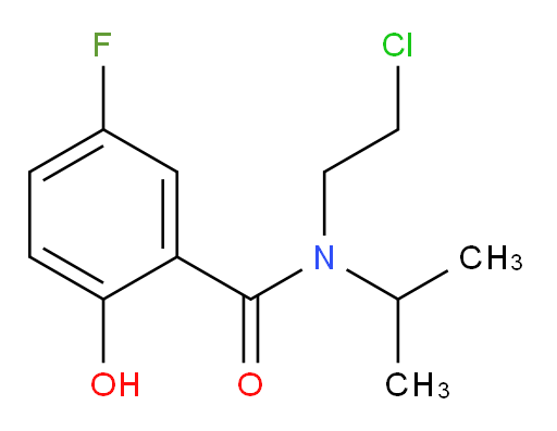 N-(2-chloroethyl)-5-fluoro-2-hydroxy-N-isopropylbenzamide