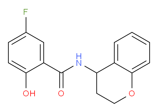 N-(chroman-4-yl)-5-fluoro-2-hydroxybenzamide