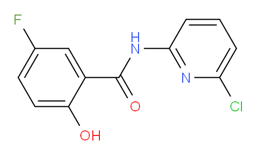 N-(6-chloropyridin-2-yl)-5-fluoro-2-hydroxybenzamide