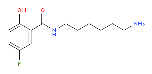 N-(6-aminohexyl)-5-fluoro-2-hydroxybenzamide