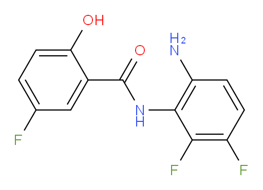 N-(6-amino-2,3-difluorophenyl)-5-fluoro-2-hydroxybenzamide