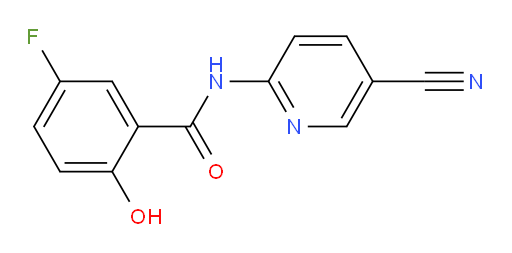 N-(5-cyanopyridin-2-yl)-5-fluoro-2-hydroxybenzamide