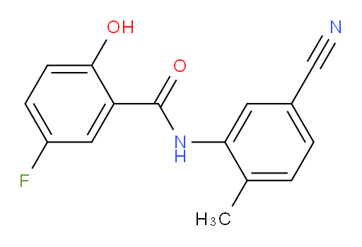 N-(5-cyano-2-methylphenyl)-5-fluoro-2-hydroxybenzamide