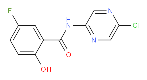 N-(5-chloropyrazin-2-yl)-5-fluoro-2-hydroxybenzamide
