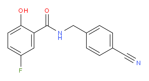 N-(4-cyanobenzyl)-5-fluoro-2-hydroxybenzamide