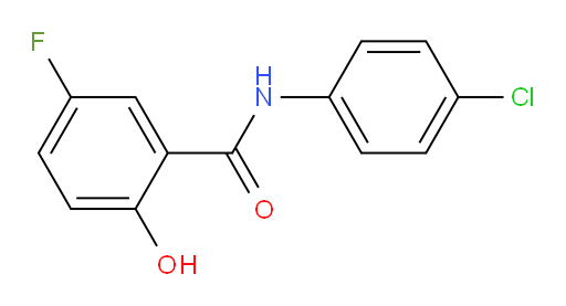 N-(4-chlorophenyl)-5-fluoro-2-hydroxybenzamide