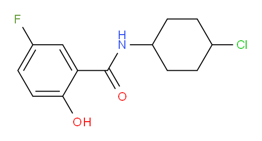 N-(4-chlorocyclohexyl)-5-fluoro-2-hydroxybenzamide