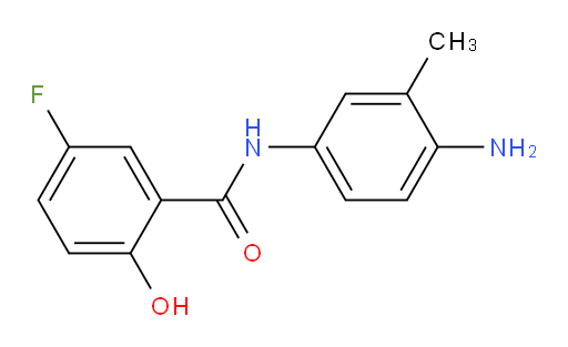N-(4-amino-3-methylphenyl)-5-fluoro-2-hydroxybenzamide