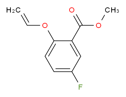 methyl 5-fluoro-2-(vinyloxy)benzoate
