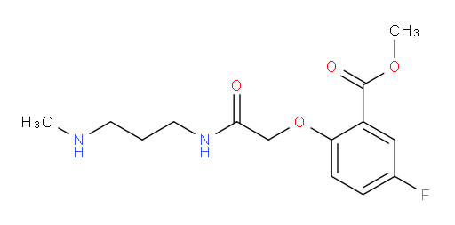 methyl 5-fluoro-2-(2-((3-(methylamino)propyl)amino)-2-oxoethoxy)benzoate