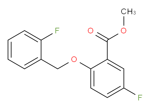 methyl 5-fluoro-2-((2-fluorobenzyl)oxy)benzoate