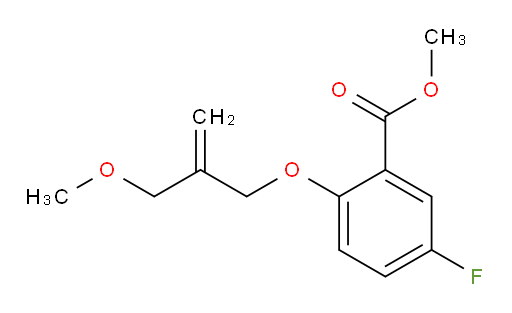 methyl 5-fluoro-2-((2-(methoxymethyl)allyl)oxy)benzoate