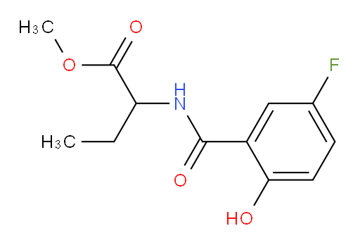 methyl 2-(5-fluoro-2-hydroxybenzamido)butanoate