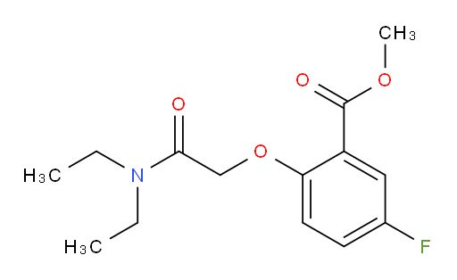 methyl 2-(2-(diethylamino)-2-oxoethoxy)-5-fluorobenzoate