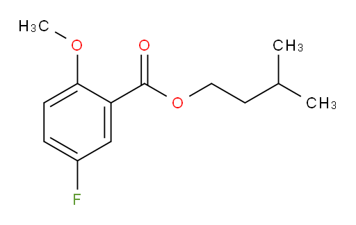 isopentyl 5-fluoro-2-methoxybenzoate
