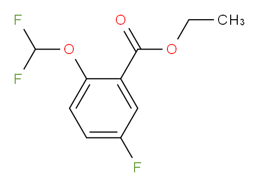 ethyl 2-(difluoromethoxy)-5-fluorobenzoate
