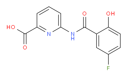 6-(5-fluoro-2-hydroxybenzamido)picolinic acid