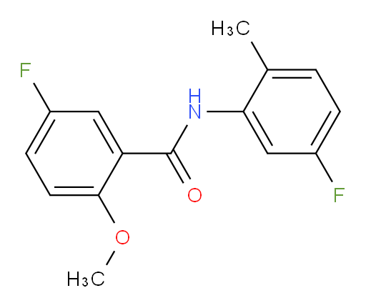 5-fluoro-N-(5-fluoro-2-methylphenyl)-2-methoxybenzamide
