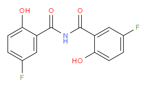 5-fluoro-N-(5-fluoro-2-hydroxybenzoyl)-2-hydroxybenzamide
