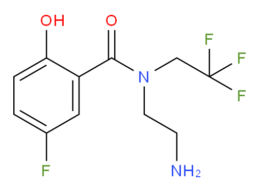 N-(2-aminoethyl)-5-fluoro-2-hydroxy-N-(2,2,2-trifluoroethyl)benzamide