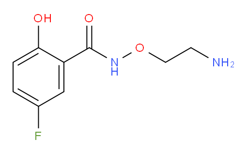 N-(2-aminoethoxy)-5-fluoro-2-hydroxybenzamide