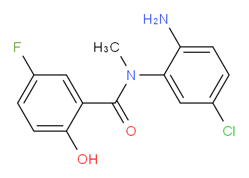 N-(2-amino-5-chlorophenyl)-5-fluoro-2-hydroxy-N-methylbenzamide