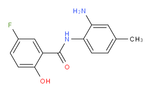 N-(2-amino-4-methylphenyl)-5-fluoro-2-hydroxybenzamide