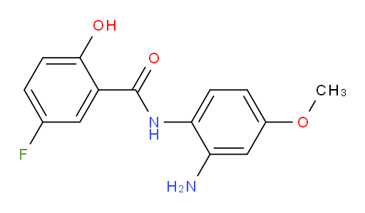 N-(2-amino-4-methoxyphenyl)-5-fluoro-2-hydroxybenzamide