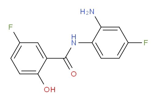 N-(2-amino-4-fluorophenyl)-5-fluoro-2-hydroxybenzamide