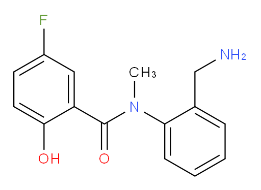 N-(2-(aminomethyl)phenyl)-5-fluoro-2-hydroxy-N-methylbenzamide