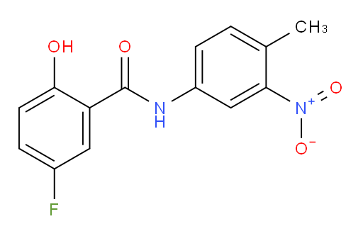 5-fluoro-2-hydroxy-N-(4-methyl-3-nitrophenyl)benzamide