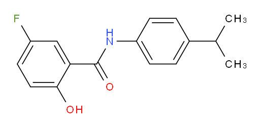 5-fluoro-2-hydroxy-N-(4-isopropylphenyl)benzamide