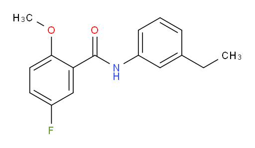 N-(3-ethylphenyl)-5-fluoro-2-methoxybenzamide