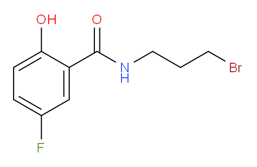 N-(3-bromopropyl)-5-fluoro-2-hydroxybenzamide